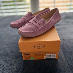 Tod’s Classic Gommini Mocassino Loafers 40.5 lilac